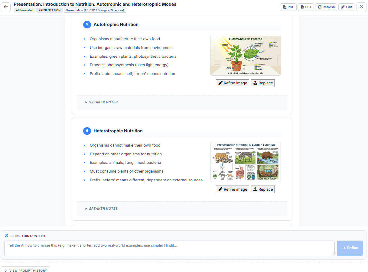 TeachSmartAI writes the material from your textbook
